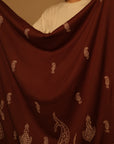 Chambi Bedspread in Brown and White
