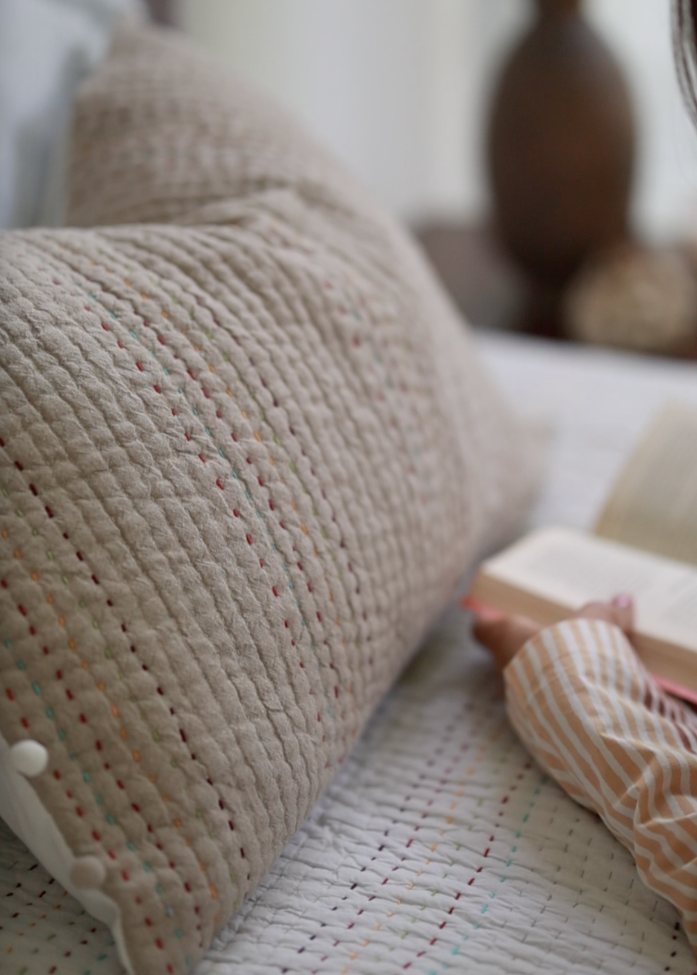 Kantha Textured Stories Bedspread